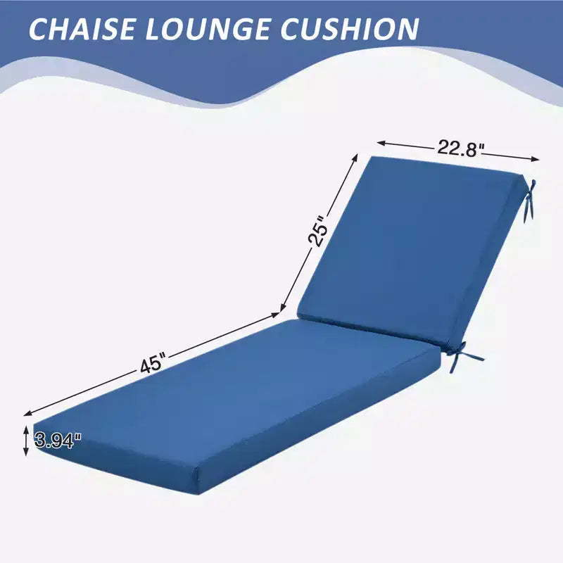 Coussin de chaise longue d'extérieur EROMMY