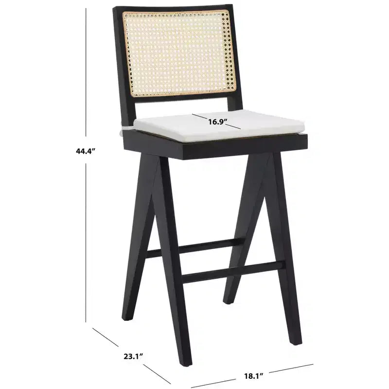 Tabouret de bar Colette en rotin - SFV4134 - Safavieh Couture