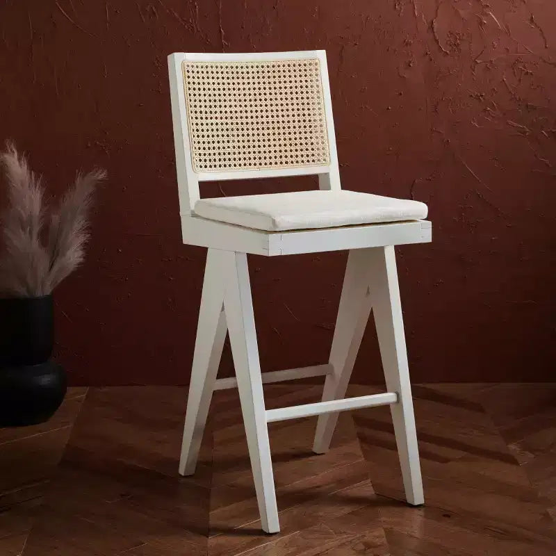 Tabouret de bar Colette en rotin - SFV4134 - Safavieh Couture