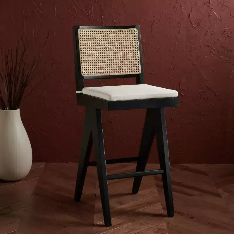 Tabouret de bar Colette en rotin - SFV4134 - Safavieh Couture