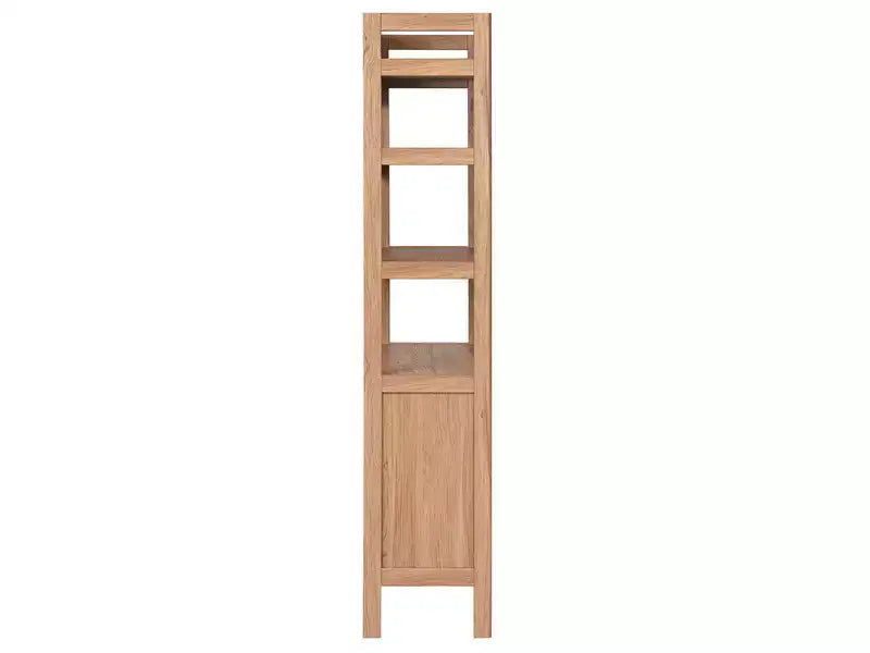 Bibliothèque 4 étagères 2 portes Glapelle - ETG9601 - Chêne - Safavieh