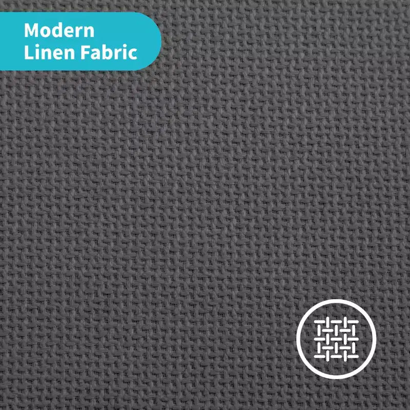 Canapé d'angle modulable en U/L Mjkone avec pouf, canapé-lit réversible moderne et surdimensionné convertible