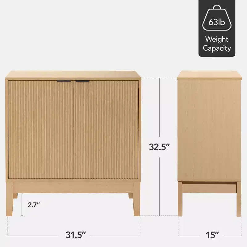 Meuble de rangement 2 portes Best Choice Products avec portes à fermeture douce, meuble d'appoint polyvalent