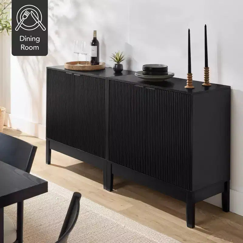 Meuble de rangement 2 portes Best Choice Products avec portes à fermeture douce, meuble d'appoint polyvalent