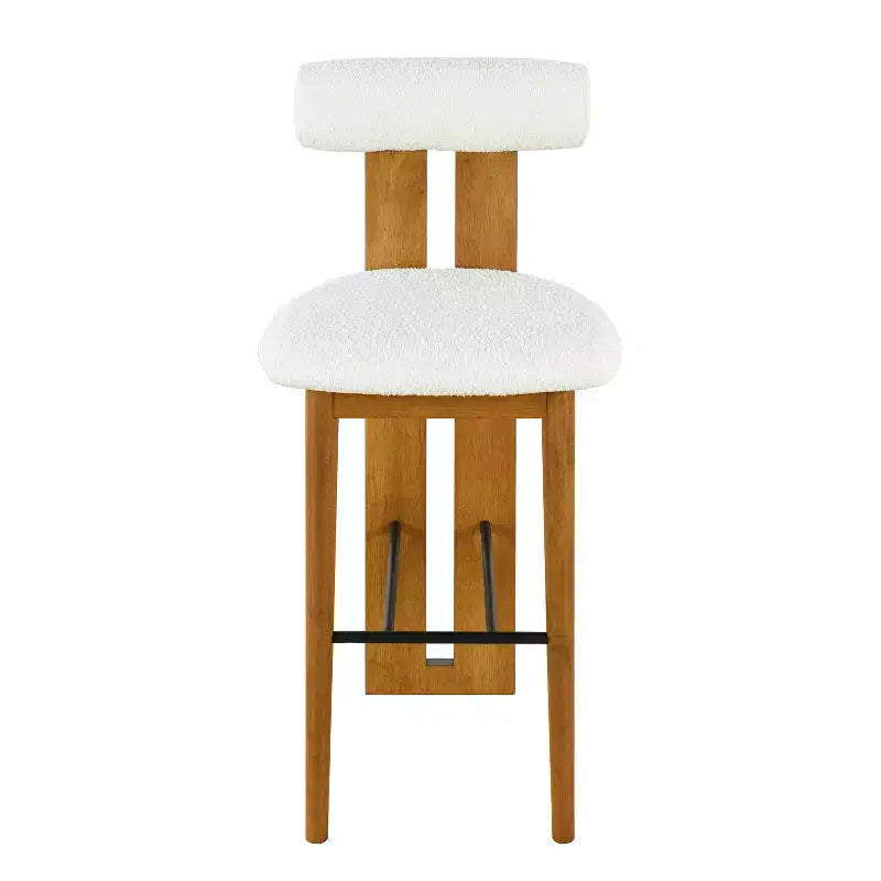 Christopher Knight Home Marvin Tabourets de bar polyvalents rembourrés en bois d'hévéa (lot de 2)