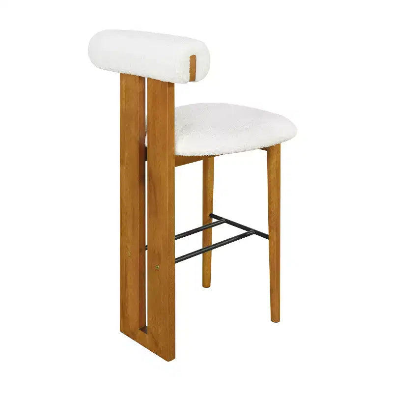 Christopher Knight Home Marvin Tabourets de bar polyvalents rembourrés en bois d'hévéa (lot de 2)