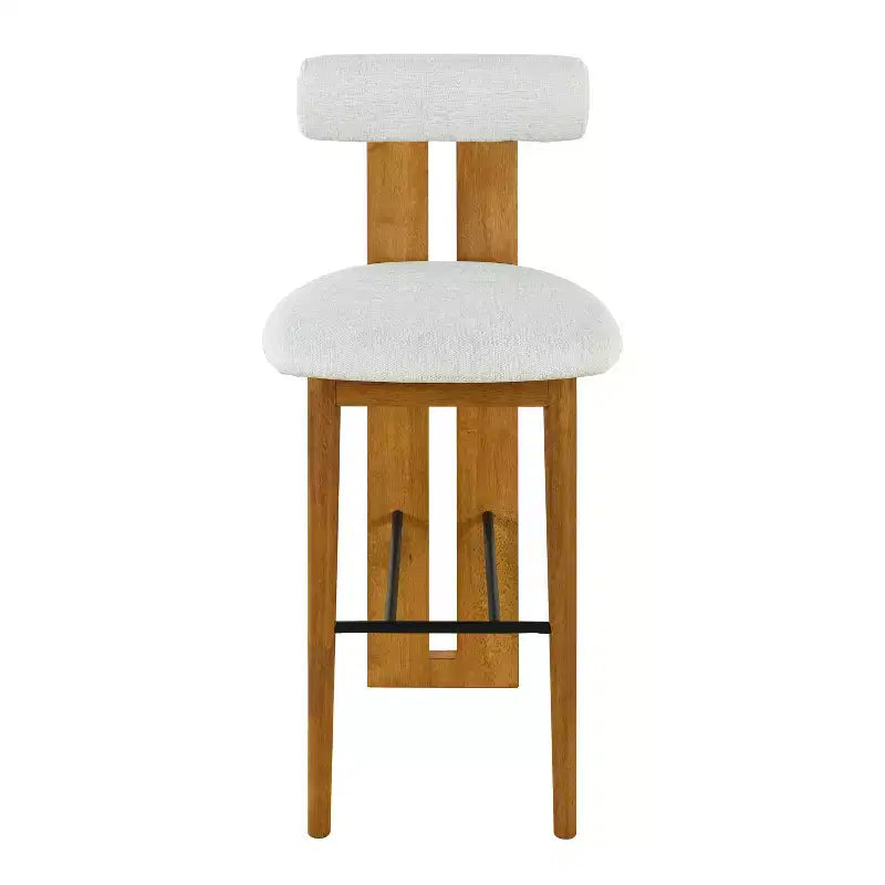 Christopher Knight Home Marvin Tabourets de bar polyvalents rembourrés en bois d'hévéa (lot de 2)
