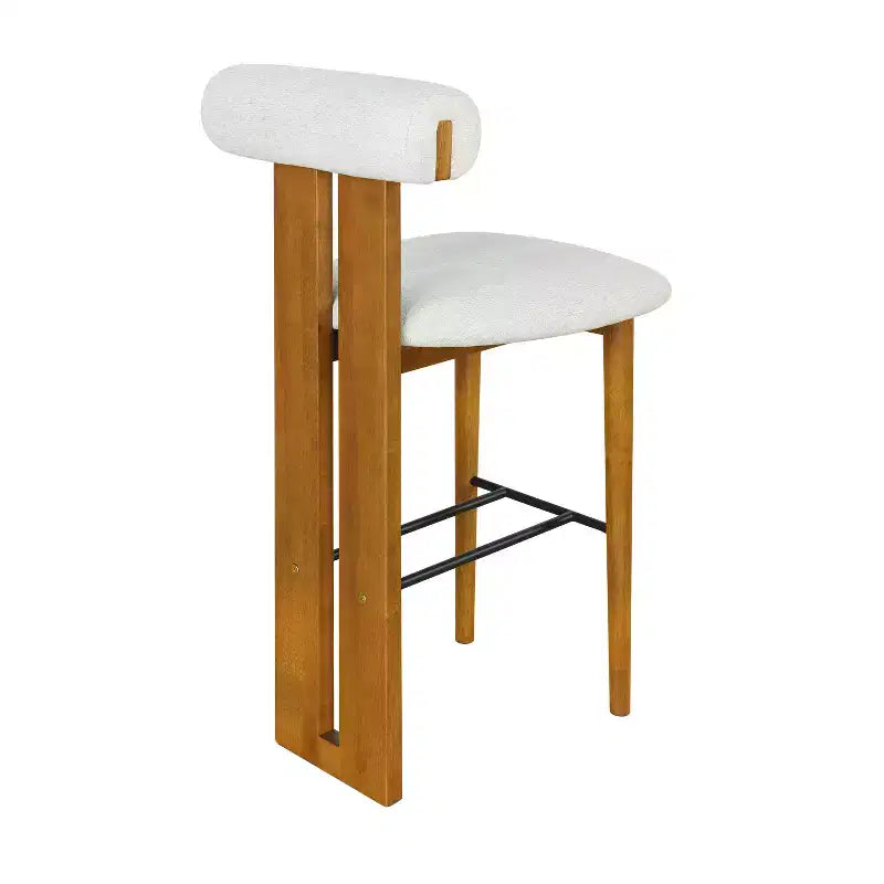 Christopher Knight Home Marvin Tabourets de bar polyvalents rembourrés en bois d'hévéa (lot de 2)