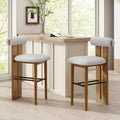 Christopher Knight Home Marvin Indoor Rubberwood Versatile Upholstered Barstools (Set of 2)