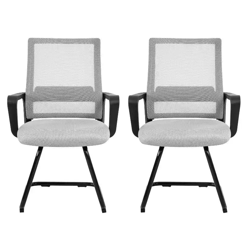 Chaise d'appoint en maille Home Imports Emporium - Siège de réception ergonomique pour bureau ou hall d'entrée - Lot de 2/4/6/8