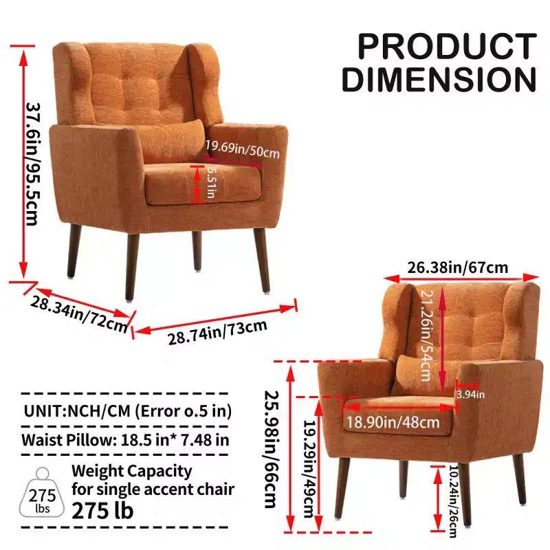 Fauteuil d'appoint moderne Vatros pour le salon