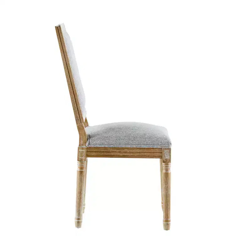 Christopher Knight Home Carina Chaise de salle à manger capitonnée en bois d'hévéa de style campagnard français (lot de 6)