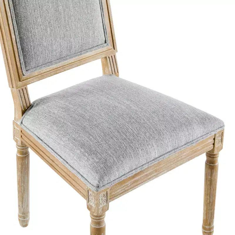 Christopher Knight Home Carina Chaise de salle à manger capitonnée en bois d'hévéa de style campagnard français (lot de 6)