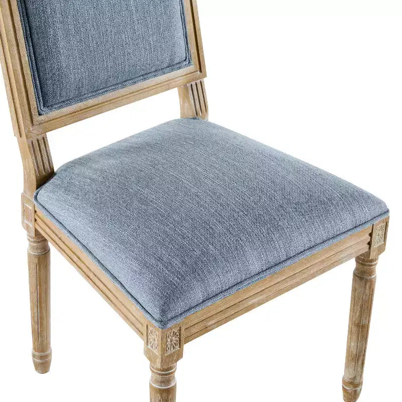 Christopher Knight Home Carina Chaise de salle à manger capitonnée en bois d'hévéa de style campagnard français (lot de 6)