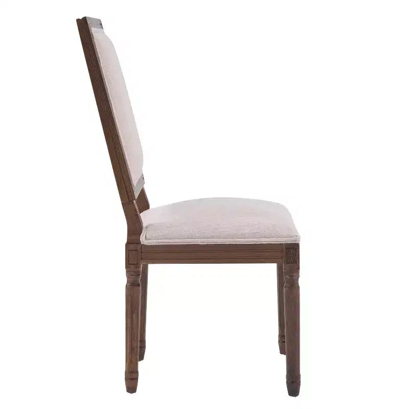 Christopher Knight Home Carina Chaise de salle à manger capitonnée en bois d'hévéa de style campagnard français (lot de 6)