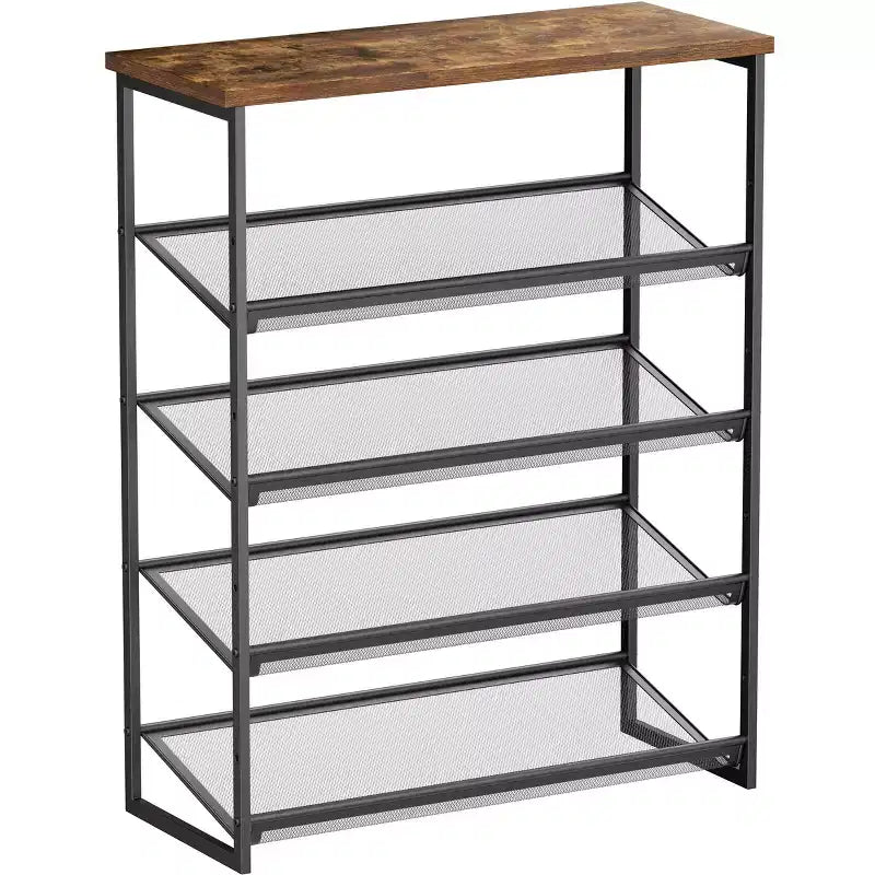 SUGIFT 5 Tier Shoe Rack Organizer for Closet Entryway with Storage Shelves