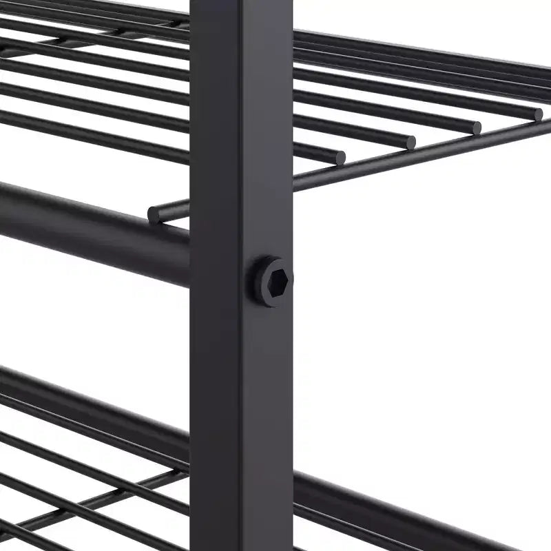 SUGIFT Étagère à Chaussures à 5 Niveaux avec Rangements pour Placard et Entrée