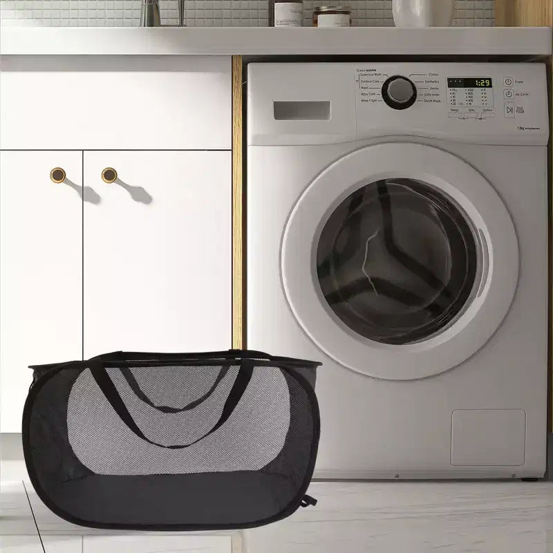 Unique Bargains Panier à Linge Pliant Simple Couche 22,83x14,17x14,17 1 Pièce