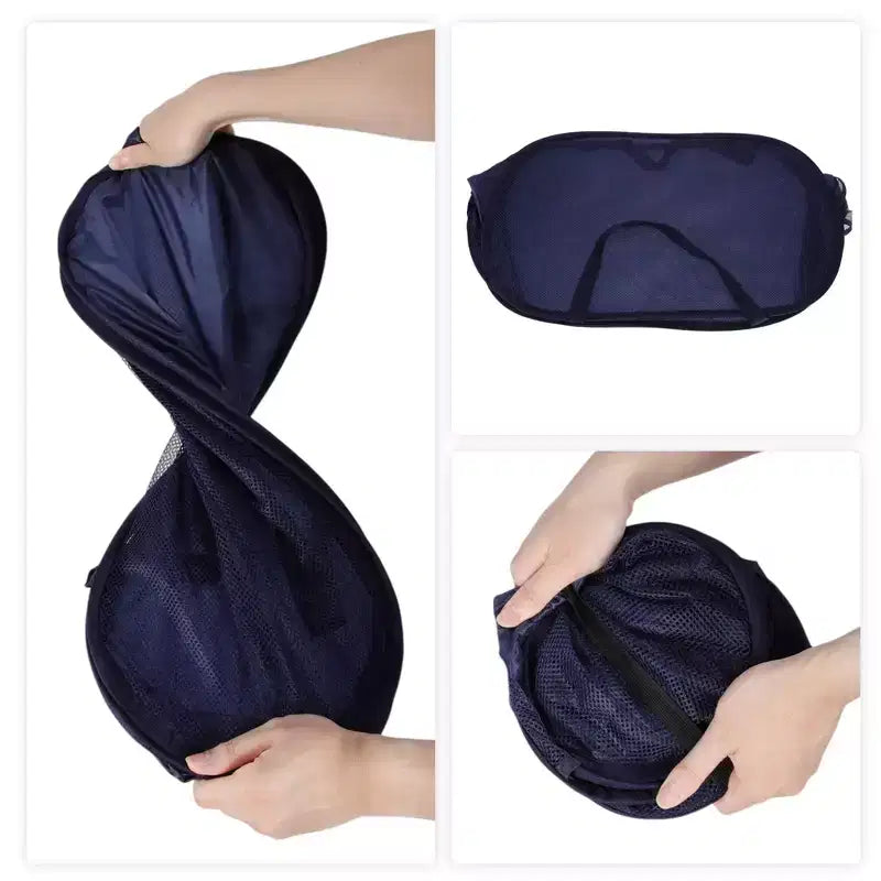 Unique Bargains Panier à Linge Pliant Simple Couche 22,83x14,17x14,17 1 Pièce