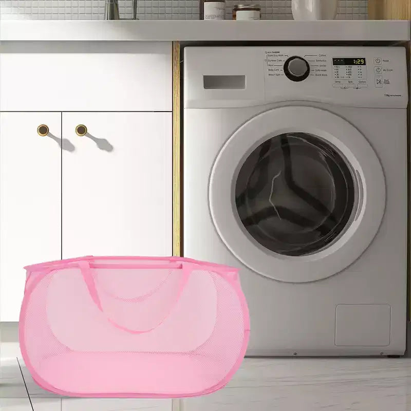 Unique Bargains Panier à Linge Pliant Simple Couche 22,83x14,17x14,17 1 Pièce