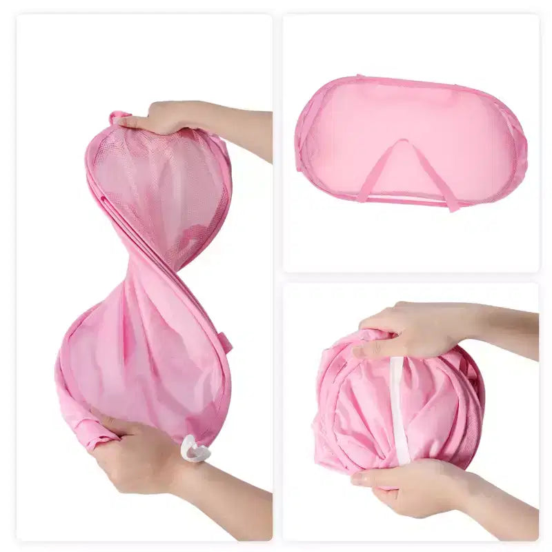 Unique Bargains Panier à Linge Pliant Simple Couche 22,83x14,17x14,17 1 Pièce