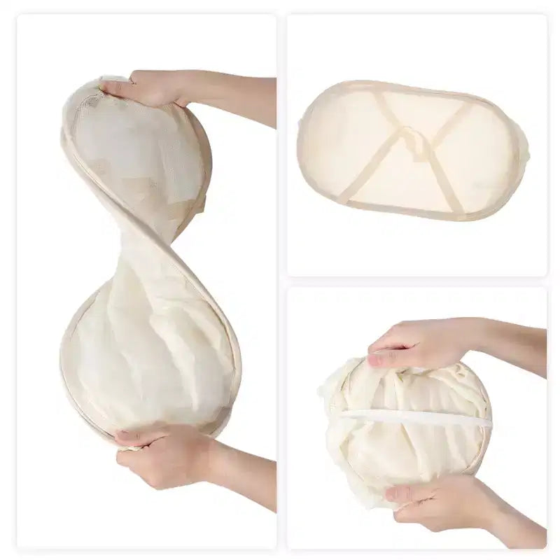 Unique Bargains Panier à Linge Pliant Simple Couche 22,83x14,17x14,17 1 Pièce
