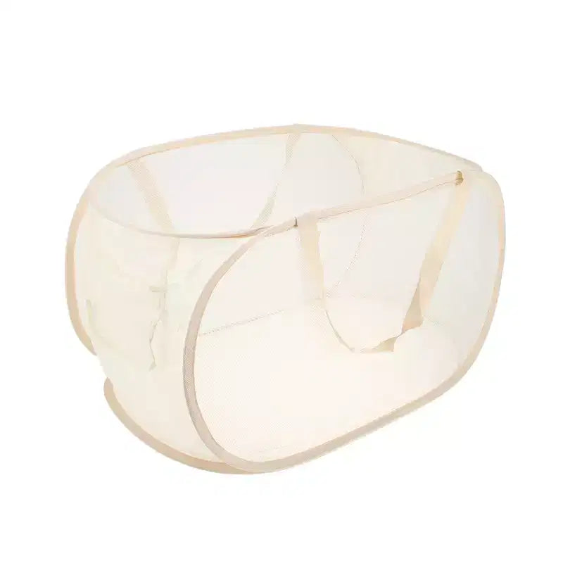 Unique Bargains Panier à Linge Pliant Simple Couche 22,83x14,17x14,17 1 Pièce