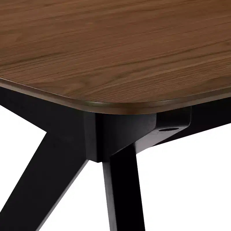 Ensemble de salle à manger tapissé 7 pièces Lareyna de Christopher Knight Home en bois d'hévéa, style milieu de siècle