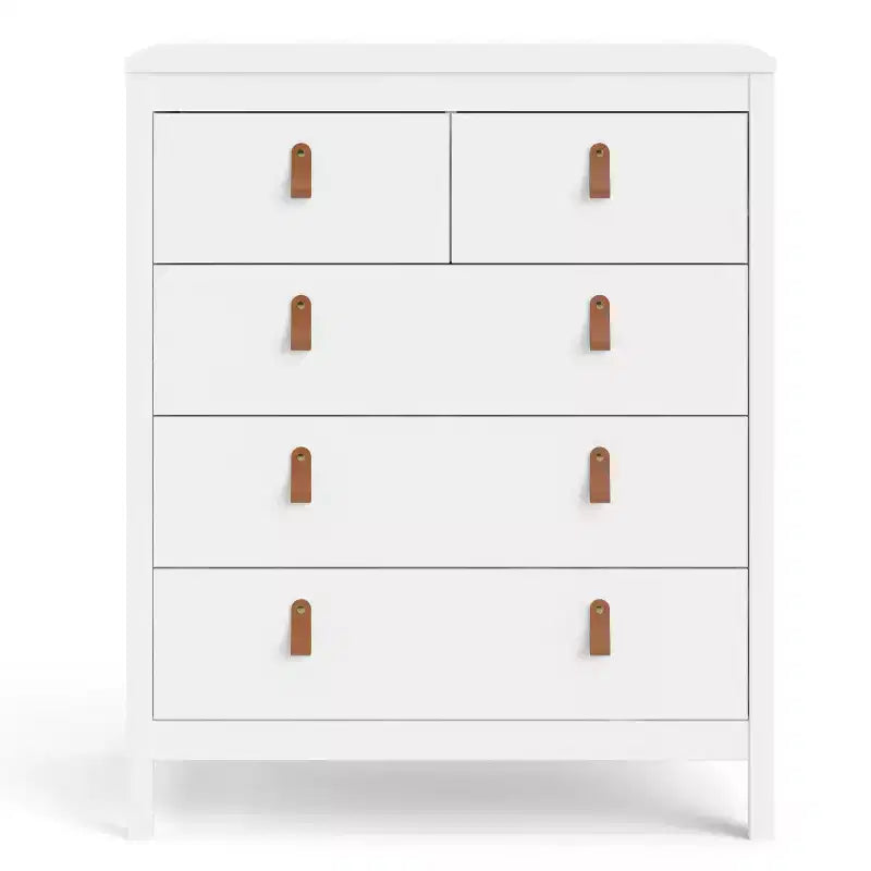 HomeStock Madrid 5 Drawer Chest Modern-Traditional Style 189 X 324 X 3894