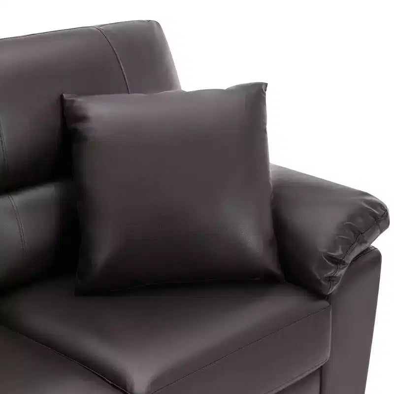 Canapé et fauteuil en similicuir, canapé grand confort pour salon-Morden Fort