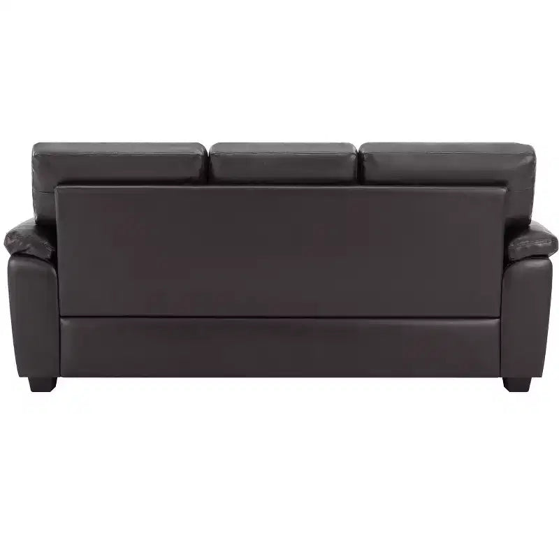 Canapé et fauteuil en similicuir, canapé grand confort pour salon-Morden Fort