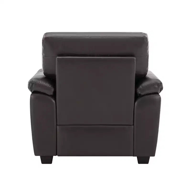 Canapé et fauteuil en similicuir, canapé grand confort pour salon-Morden Fort