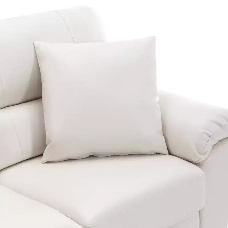 Canapé et fauteuil en similicuir, canapé grand confort pour salon-Morden Fort