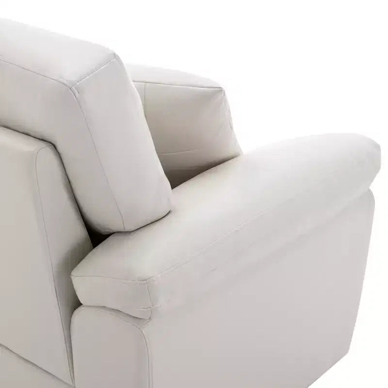Canapé et fauteuil en similicuir, canapé grand confort pour salon-Morden Fort