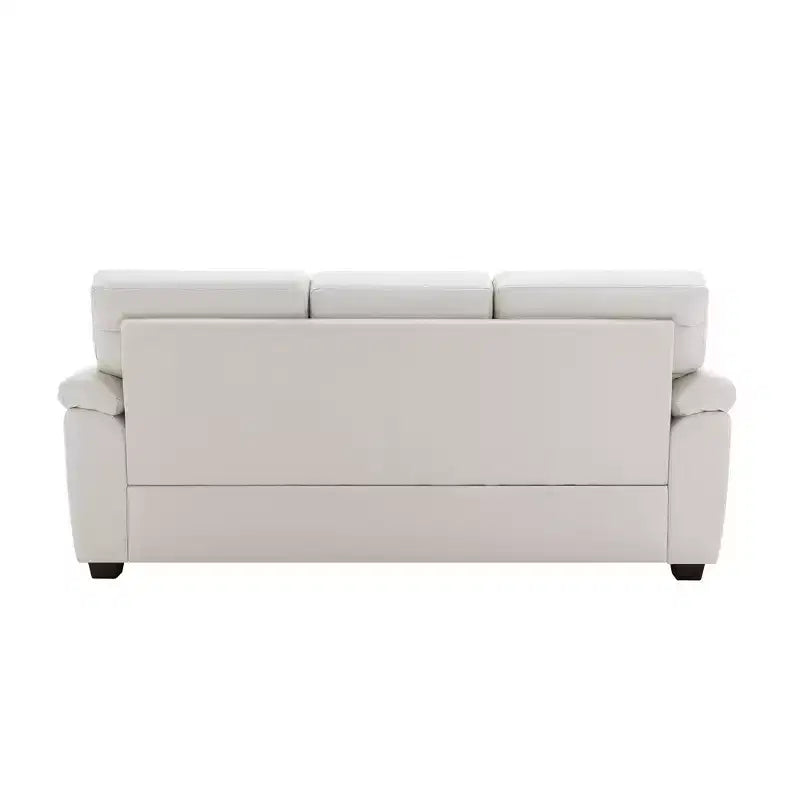 Canapé et fauteuil en similicuir, canapé grand confort pour salon-Morden Fort