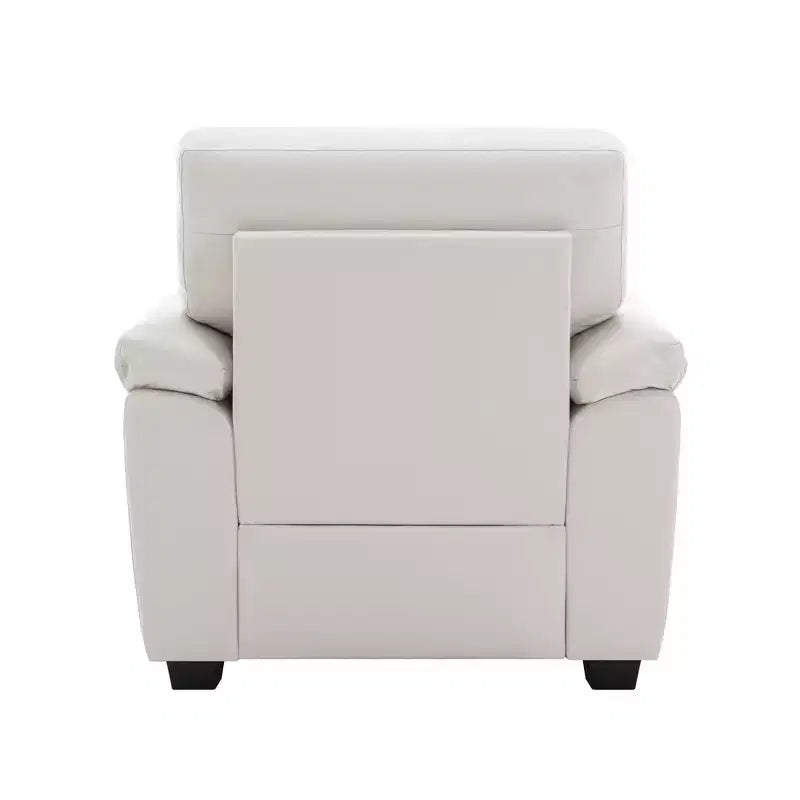 Canapé et fauteuil en similicuir, canapé grand confort pour salon-Morden Fort