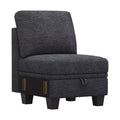Belffin 22.8 Single Seat Module - Compact Chenille Sofa with Hidden Storage & Tool-Free Assembly