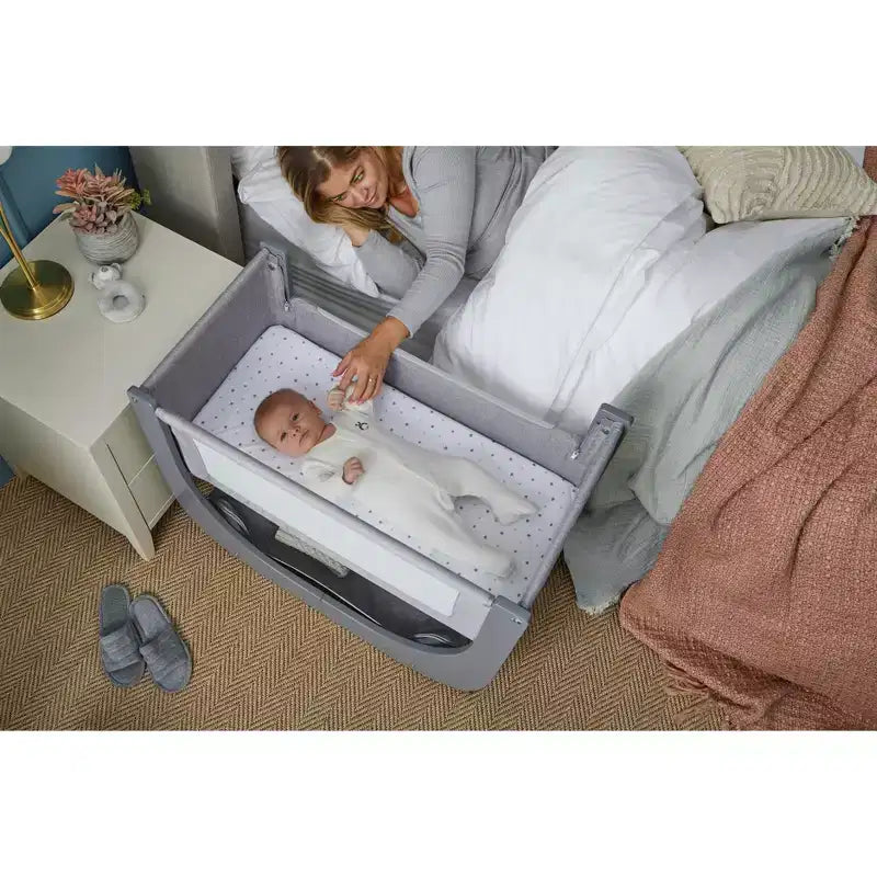 Shnuggle Air Lite Cododo Bébé | Lit Bébé Ajustable en Hauteur avec Matelas
