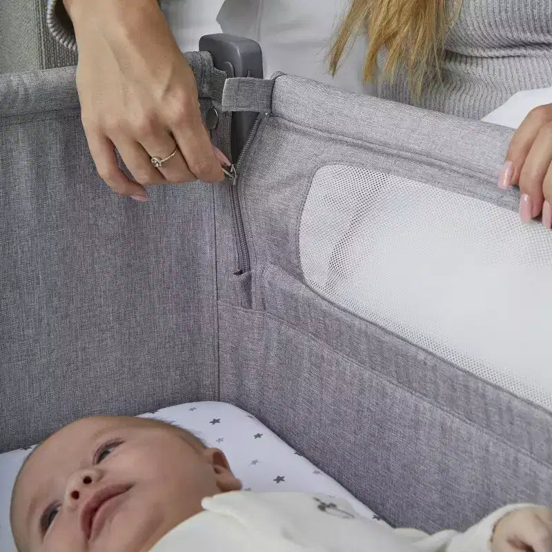 Shnuggle Air Lite Cododo Bébé | Lit Bébé Ajustable en Hauteur avec Matelas