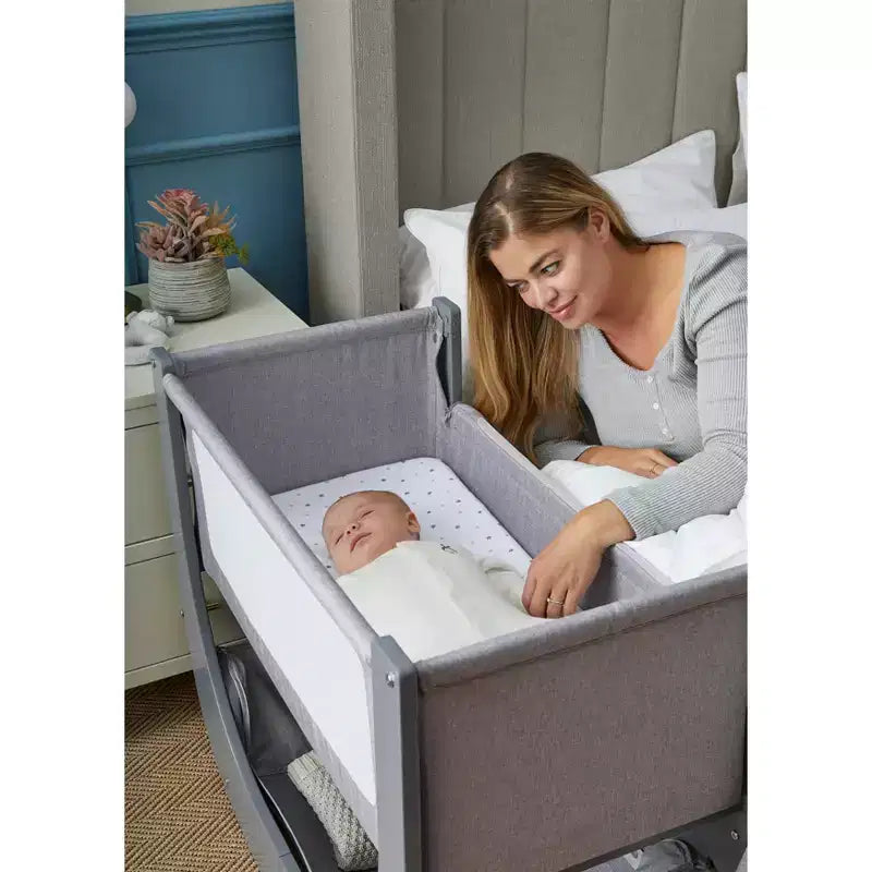 Shnuggle Air Lite Cododo Bébé | Lit Bébé Ajustable en Hauteur avec Matelas