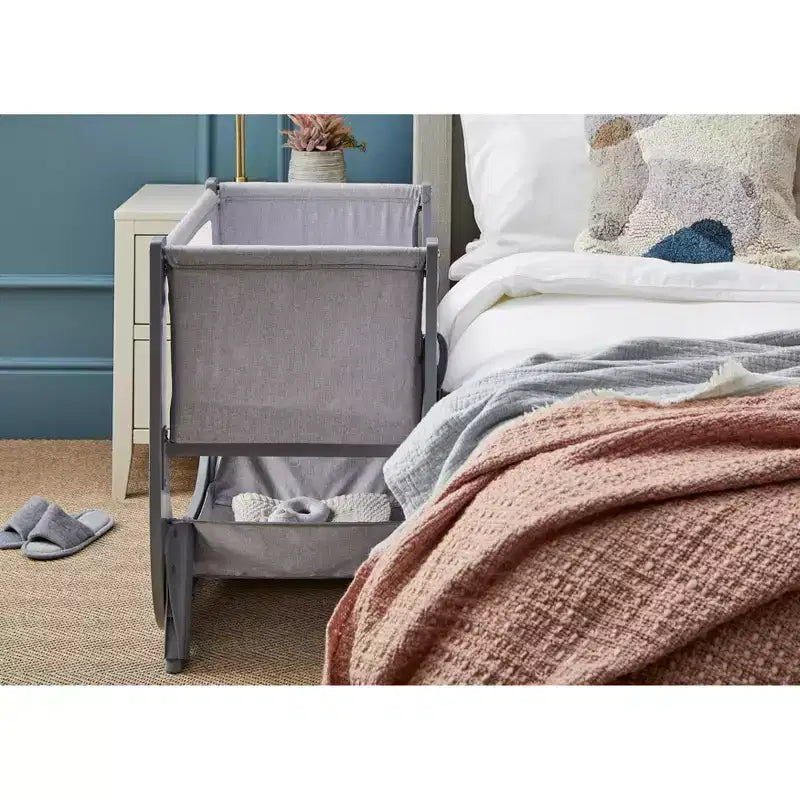 Shnuggle Air Lite Cododo Bébé | Lit Bébé Ajustable en Hauteur avec Matelas