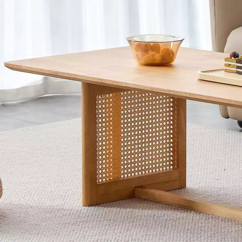 Table basse moderne rectangulaire Vatros Petite table basse en bois
