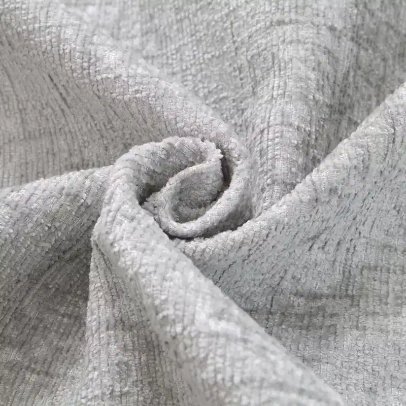 Canapé d'angle modulable 3 places en chenille Belffin – avec pouf de rangement et assise très profonde