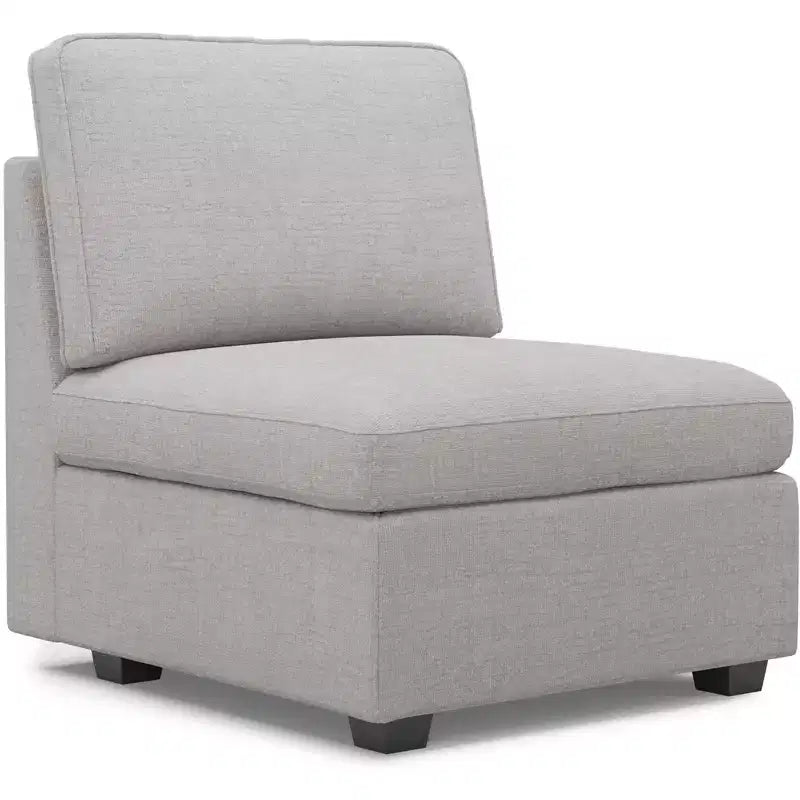 Belffin Chenille Siège Central - Module de Rangement Modulaire avec Tissu Doux pour la Peau et Teintes Naturelles