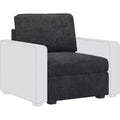 Belffin Chenille Middle Seat - Modular Storage Module with Skin-Friendly Fabric & Natural Hues