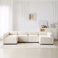 Christopher Knight Home Fermin Modern 6 Piece Modular Sectional Sofa with Round Back