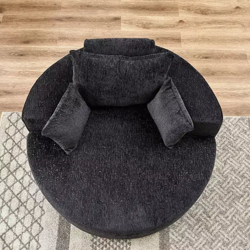 Canapé simple MAYEERTY 55 Chenille sans assemblage pour salon, chambre à coucher, salle de projection