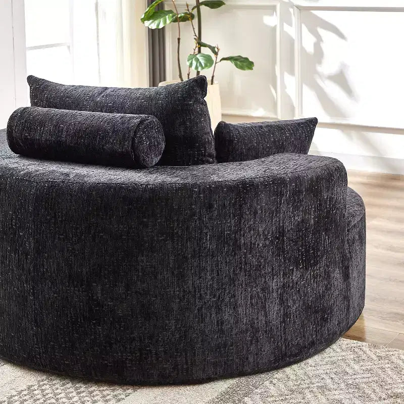 Canapé simple MAYEERTY 55 Chenille sans assemblage pour salon, chambre à coucher, salle de projection