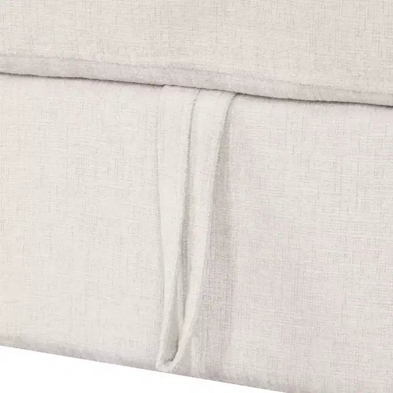 Whisen 108.6 Lit de Sectionnel en U avec Ports USB, Prises de Courant et Rangement