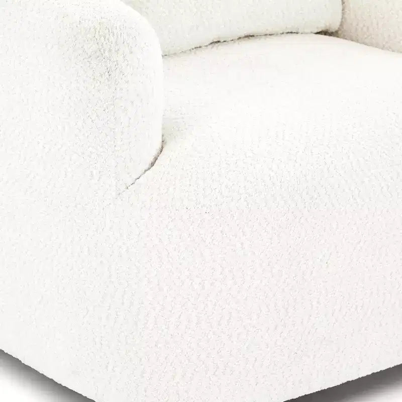 Fauteuil baquet pivotant rembourré Whisen 38.2 avec oreiller